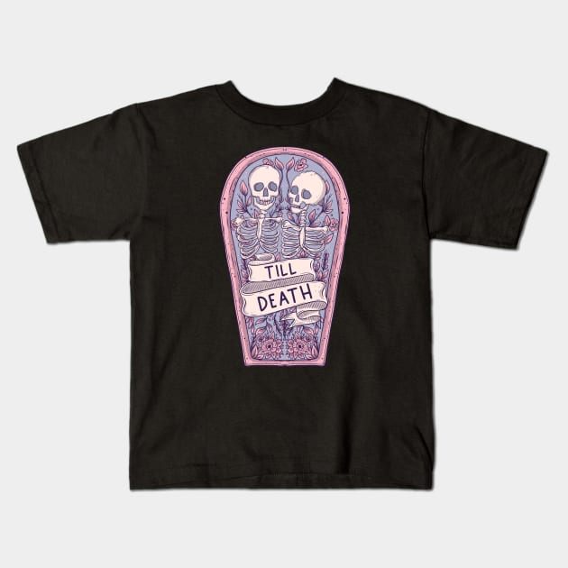 Till death Kids T-Shirt by Jess Adams